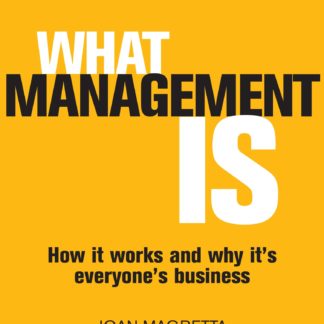 What Management Is (B Format Paperback)