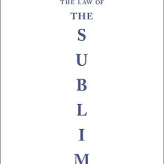 The Law of the Sublime (Accessible EPUBAccessible EPUB)